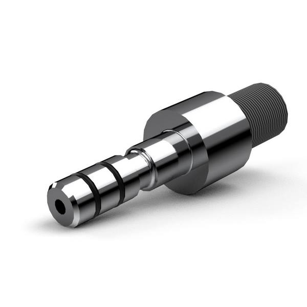 Petersen 936-8310-0075 Ram End Adapter Assembly 1" OD Ram - 3/4" MNPT