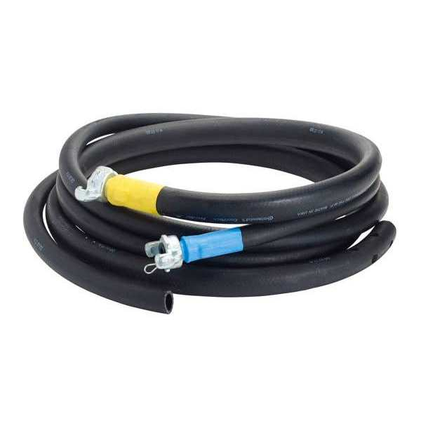Petersen 938-9300-0144 Hose, Input, 12', Cplng-1" Hb X 2 Lug & Cplng, 3/4" Hose X 2
