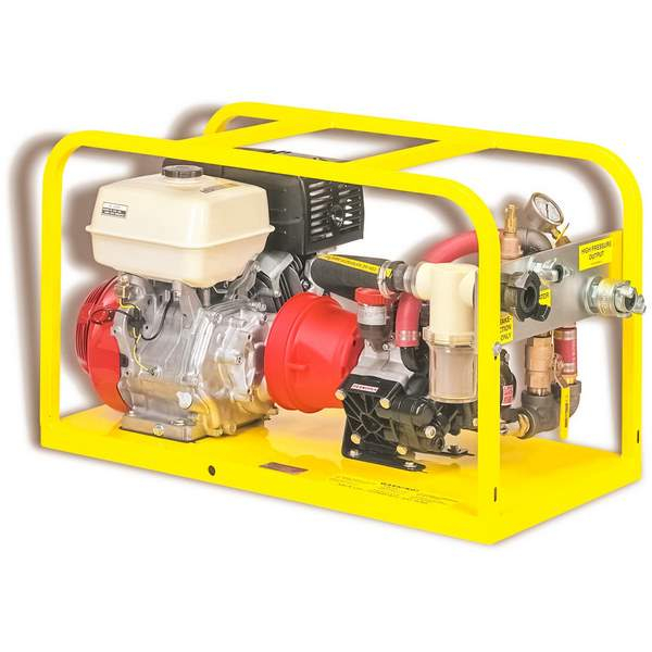 Petersen 938-9335-H Hydrostatic Test Pump, Diaphragm Style, 35 Gpm, Honda