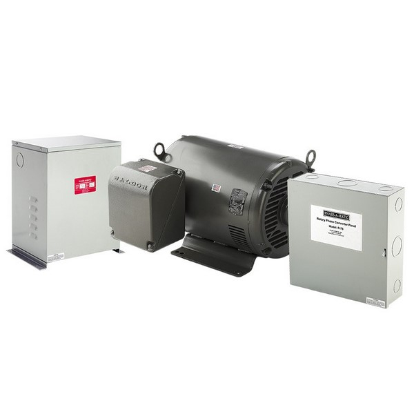 Phase-A-Matic CNC PAC-75 CNC PAC Rotary Converter and Voltage Stabilizer Combination, 75 HP, 230V