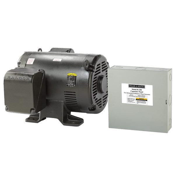Phase-A-Matic R-100 R Series 100 HP Rotary Phase Converter, 230V