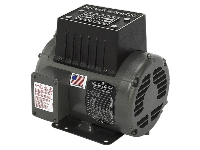 Phase-A-Matic R-2 R Series 2 HP Rotary Phase Converter, 230V, UL Certified