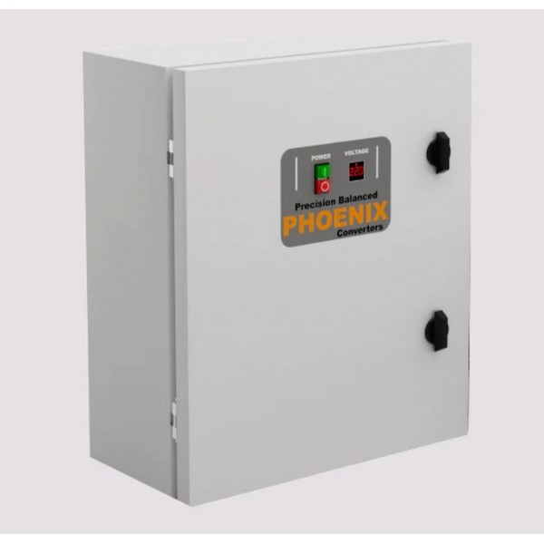 Rotary Phase Converters Phoenix Phase Converters PCP-15 HP-Yes-440 Phase Converter Panel, 15 Horsepower, with Push Button, Mag Starter and Voltmeter, 440 Voltage Input