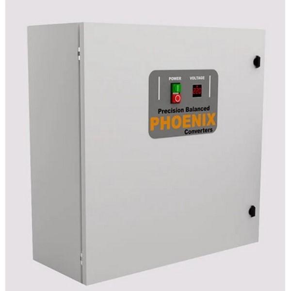 Rotary Phase Converters Phoenix Phase Converters PCP-40 HP-Yes-220 Phase Converter Panel, 40 Horsepower, with Push Button, Mag Starter and Voltmeter, 440 Voltage Input