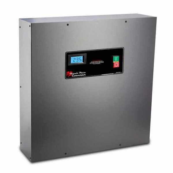 Rotary Phase Converters Phoenix Phase Converters PCP-75 HP-Yes-220-1 Phase Converter Panel, 75 Horsepower, with Push Button, Mag Starter and Voltmeter, 220 Voltage Input