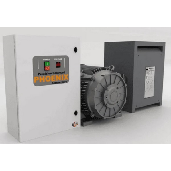 Rotary Phase Converters Phoenix Phase Converters PH072 20 HP Phase Converter, 230 Volts Input and 460 Volts Output, Start and Stop Button with Built-in Magnetic Starter