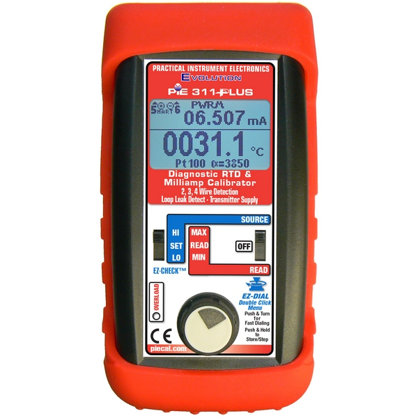 PIE PIE 311PLUS Diagnostic RTD and Milliamp Calibrator with Patented LeakDetect and RTD AutoDetect. NIST Cert.