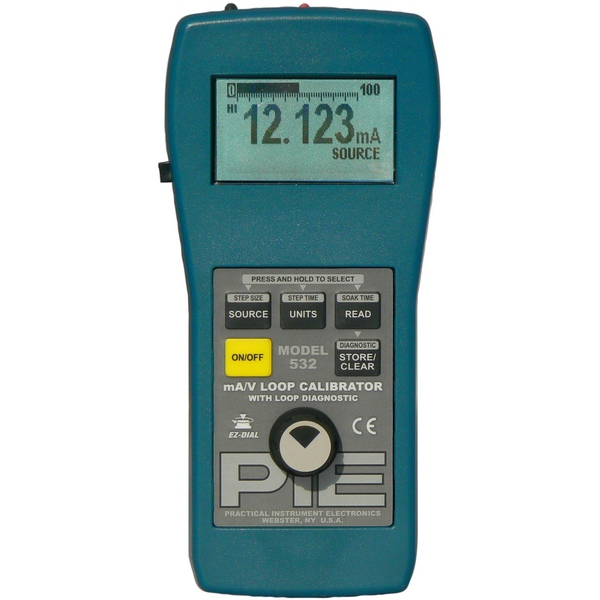 Calibrators PIE PIE 532 Diagnostic 4-20mA Loop and Voltage Calibrator with Patented LeakDetect with NIST Cert.