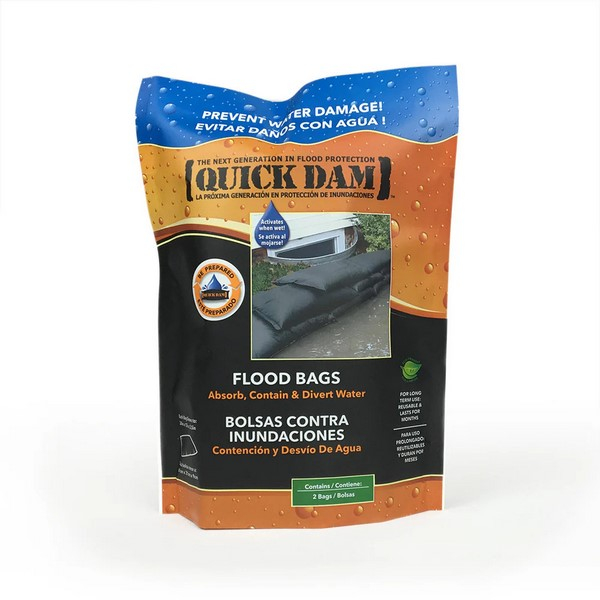 Quick Dam QD1224-2 12in x 24in Flood Bags, Pack of 2