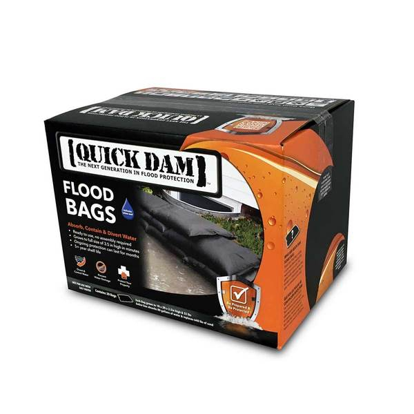 Quick Dam QD1224-20 12in x 24in Flood Bags, Pack of 20