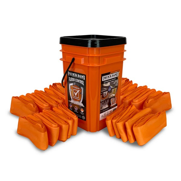 Quick Dam WUGG4-25 4ft Water Dam. Bucket of 25