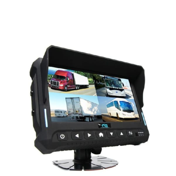 Rear View Safety RVS-424W Wireless 7" Quad View Monitor with Built-In DVR