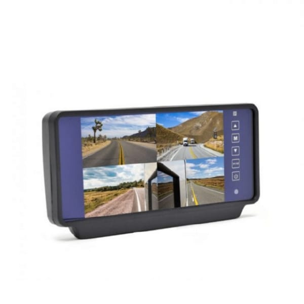 Rear View Safety RVS-619NQ 7" Quad View Replacement Mirror Monitor