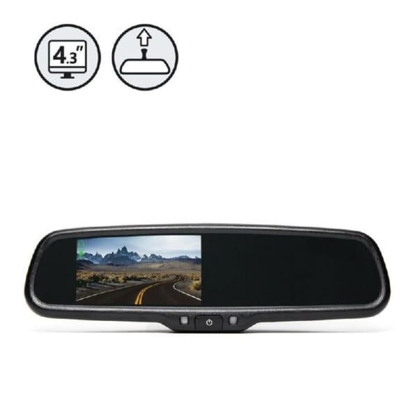 Rear View Safety RVS-718-4CH G-Series 4 Channel Rear View Mirror Monitor
