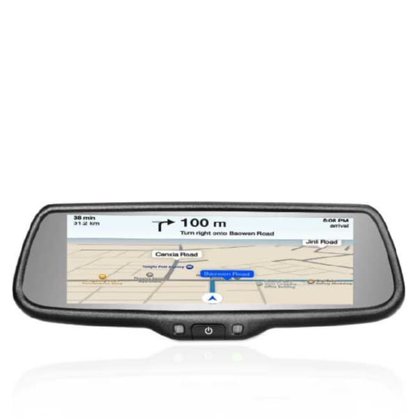 Rear View Safety RVS-718-7ML G-Series Rear View Replacement Mirror Monitor With 7.3" Mirrorlink Display