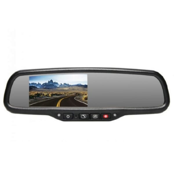 Rear View Safety RVS-718500-06 Backup Camera System for Chevy Silverado 1500 Mirror Monitor with Auto Dimming and OnStar, Tailgate Camera, 33ft Cable