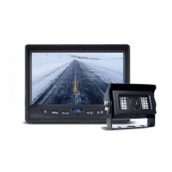 Rear View Safety RVS-812613-NM-26 Backup Camera System with Heated Camera 9" QV Display, 3 x Heated Backup Cameras, 3 x 33' Cables