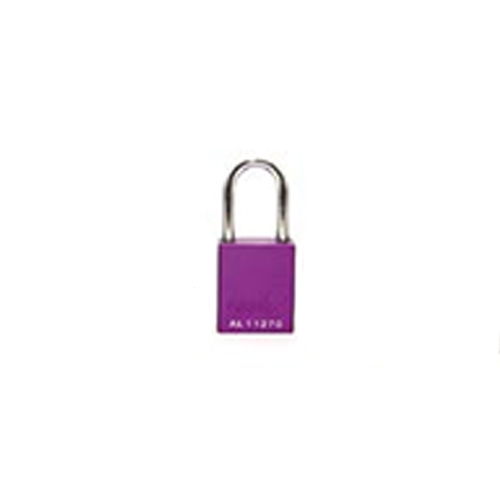 Reece Safety AL38PRPM 1-1/2" Aluminum Safety Padlock, 1-1/2" Steel Shackle, Master and Differ, Purple
