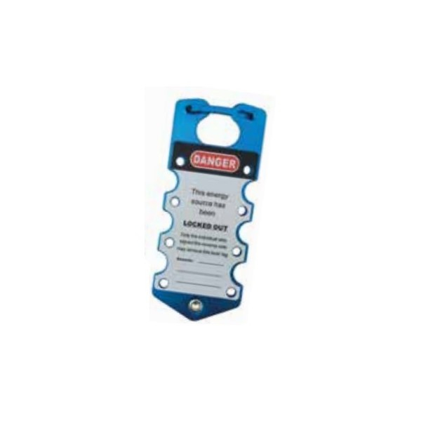 Reece Safety ALH1-B Aluminium Lockout Tag Hasp, Blue