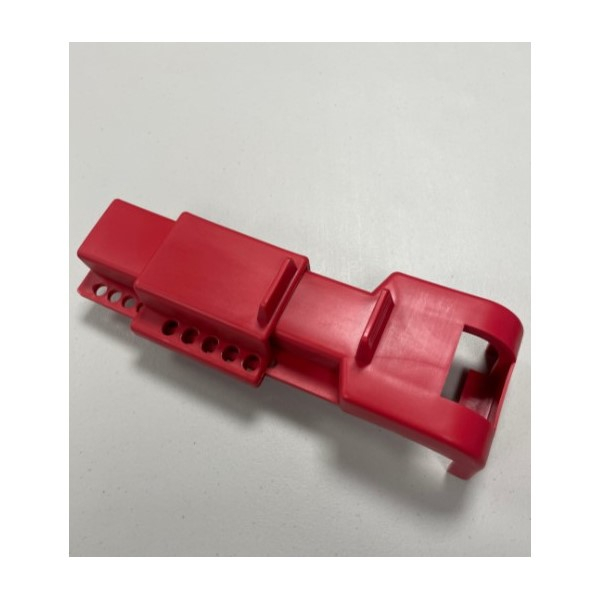 Reece Safety BS04R Butterfly Valve Lockout, Red