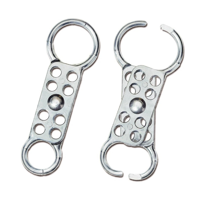 Reece Safety MLH4 Aluminium Lockout Hasp, Double Scissor, 1" and 1-1/2" dia jaws