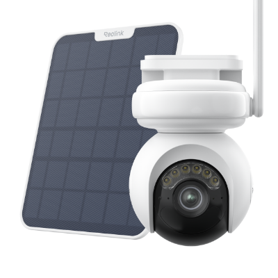 Reolink Reolink Altas PT Ultra + Reolink Solar Panel 2 (W) Altas PT Ultra 4K Continuous Recording Battery Camera with White Solar Panel (6W), WiFI-6, Color X