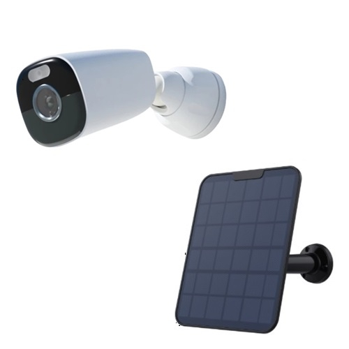 Reolink Argus Eco Pro + Solar Panel (Black) Argus Eco Pro 2K Super High Definition Standalone Dual-Band WiFi Security Camera with Smart Detection, Black Solar Panel (6W)