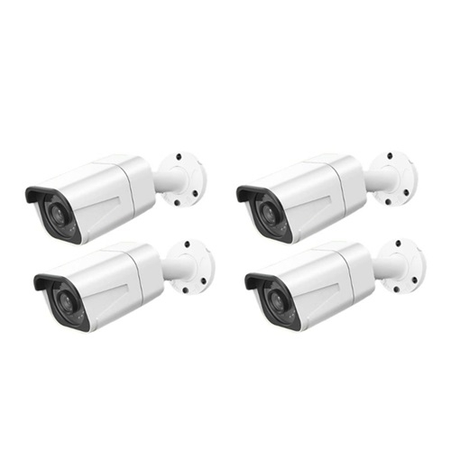 Reolink NVC-B10M(B800) with 18M Network Cable 4 Pack B800 4K Ultra High Definition Power Over Ethernet (PoE) 4 Cameras with Audio Recording