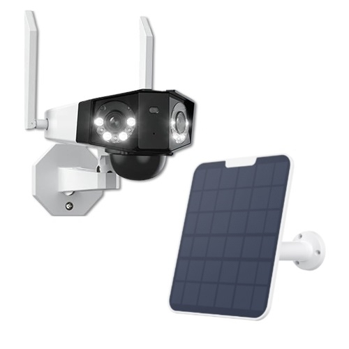 Reolink Reolink Duo 2 4K+ Solar Panel 2 (White) Duo 2 4K Panoramic Wi-Fi Camera with Dual Lenses, 6MP & White Solar Panel (6W)