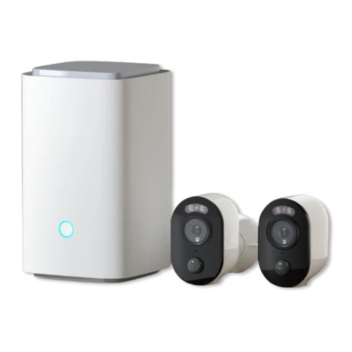 Reolink Home Hub with Argus 3 Ultra x2 Wireless Security System with 2 Argus 3 Ultra 4K Wireless Standalone Cameras