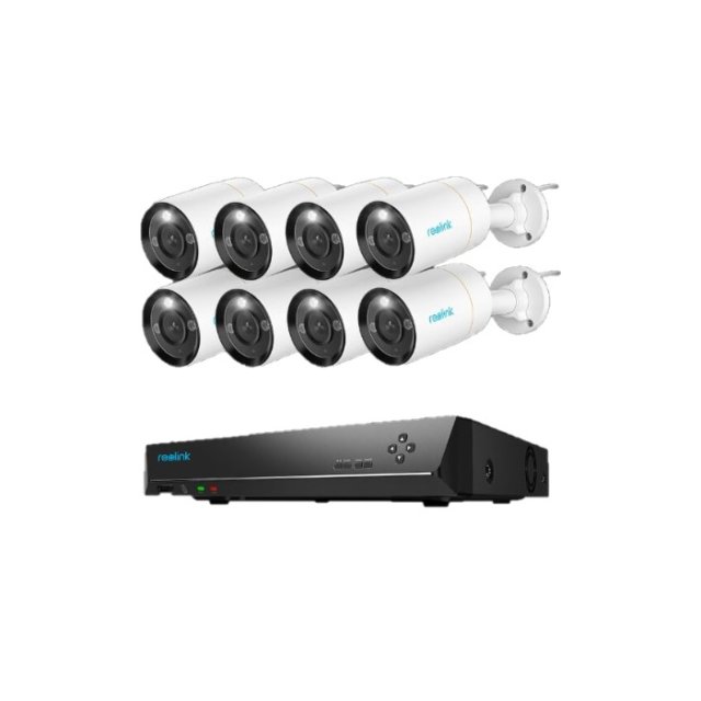 Reolink RLK16-1200B8-A 1 Pack Smart 12MP PoE Security System With 24/7 Recording