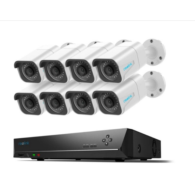 Reolink RLK16-810B8-A 1 Pack Smart 4K 8MP Security Kit with 4TB Built-In