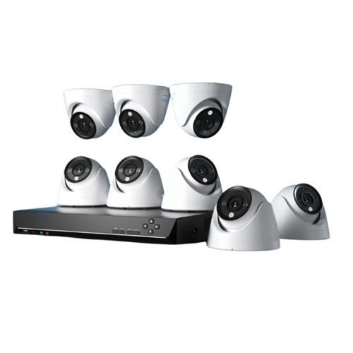 Reolink RLK16-833D8-A 8-Camera Bundle RLK16-833D8-A Smart 4K Power Over Ethernet (PoE) Camera System with Color Night Vision & 3X Optical Zoom, 8 Cameras