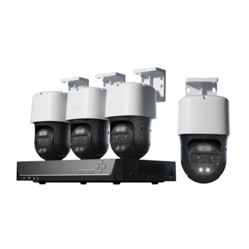 Reolink RLK8-800TM4 4-Camera Bundle RLK8-800TM4 4K Dual-Lens Power Over Ethernet (PoE) Security System with Auto-Zoom Tracking, 4 Cameras