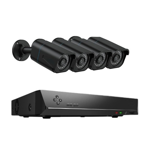 Reolink RLK8-810B4-A Black Bundle RLK8-810B4-A Smart 4K Security Kit with Black IP Cameras with Person/Vehicle Detection