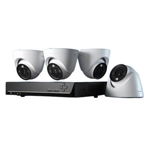 Reolink RLK8-833D4-A 4-Camera Bundle RLK8-833D4-A Smart 4K Power Over Ethernet (PoE) Camera System with Color Night Vision & 3X Optical Zoom, 4 Cameras