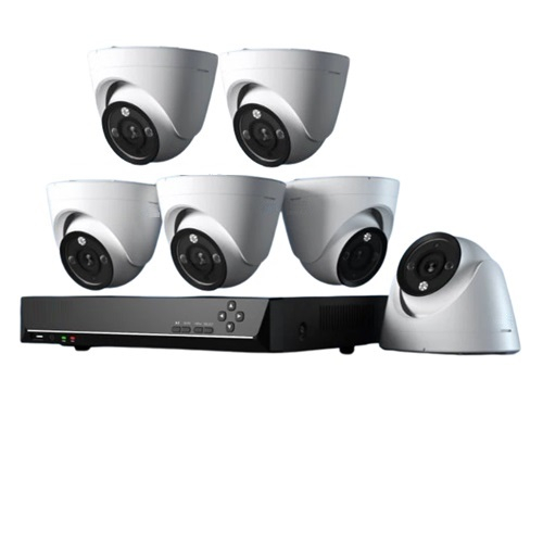 Reolink RLK8-833D4-A 6-Camera Bundle RLK8-833D4-A Smart 4K Power Over Ethernet (PoE) Camera System with Color Night Vision & 3X Optical Zoom, 6 Cameras