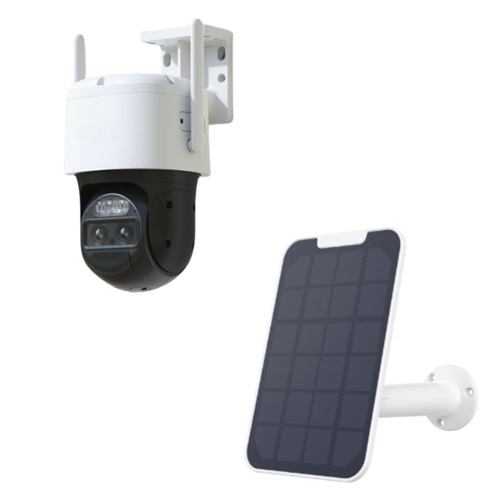Reolink Reolink TrackMix + Solar Panel (White) TrackMix Smart WiFi Battery Camera with Auto-Zoom Tracking, White Solar Panel (3W)