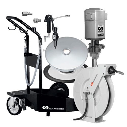 Samson Corporation 311001 PM35 60:1 400 lb Hose Reel Mobile w/ 30' Hose