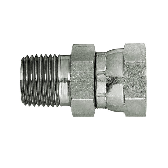 Seal Fast 1404-32-32 2 in NPTF Thread Size and 2 in NPSM Thread Size Carbon Steel Male NPTF x Female NPSM Swivel Pipe Union