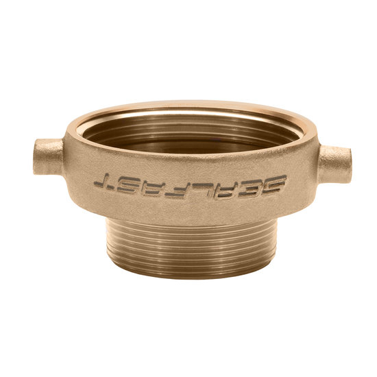 Seal Fast 1913011 1-1/2 in FNST x 1 in MNPT Brass Female x Male Reducer Adapter Fitting