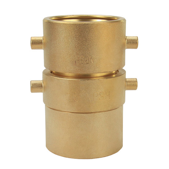 Seal Fast 2035315 1-1/2 x 1-3/4 in Size Brass Single Jacket Pin Lug, NPSH