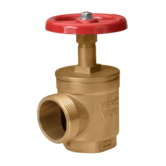 Seal Fast 2815725 1-1/2 in FNPT X 1-1/2 in MNST Connection Brass Female x Male Angle Hose Valve