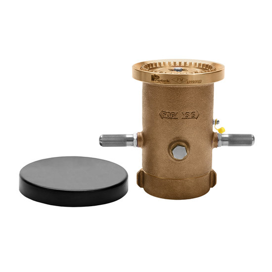 Seal Fast 823-BC 300, 500, and 700 Gallons Per Minute (gpm) Flow Rate Bronze Master Stream Nozzle