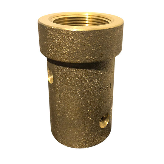 Seal Fast HE 4BR 1-1/2 in Hose Size Brass NPSH Threaded Hose End Nozzle Holder