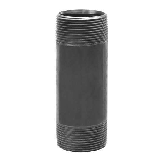 Seal Fast NB11030 3 in Size 3 in Length Black Steel Threaded Nipple
