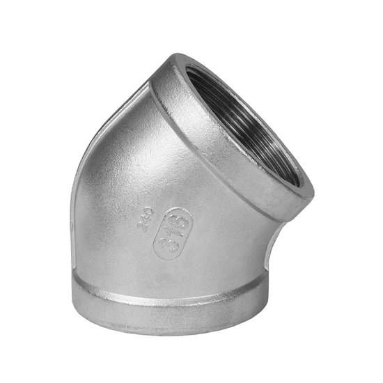 Seal Fast PCSSEL4510 3 in Size 316 Stainless Steel 45 Degree Elbow