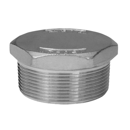 Seal Fast PCSSHP11 4 in Size 316 Stainless Steel Hex Head Plug