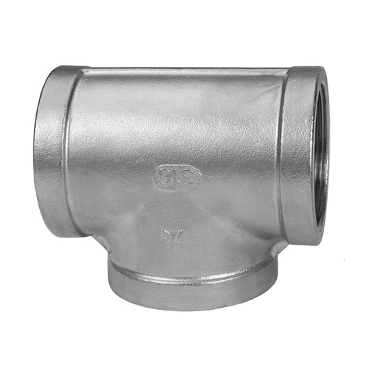 Seal Fast PCSST09 2-1/2 in Size 316 Stainless Steel Tee Fitting