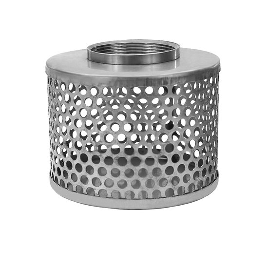 Seal Fast RHSS 25B 2 in Size 304 Stainless Steel Type RH Round Hole Strainer
